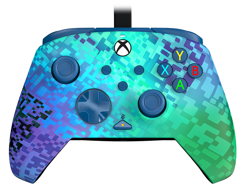 PDP Rematch Wired Controller - Glitch Green - Wired Controller - Microsoft Xbox One