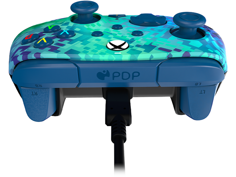 PDP Rematch Wired Controller - Glitch Green - Wired Controller - Microsoft Xbox One