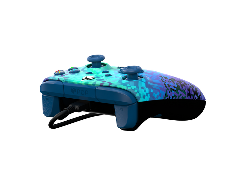 PDP Rematch Wired Controller - Glitch Green - Wired Controller - Microsoft Xbox One