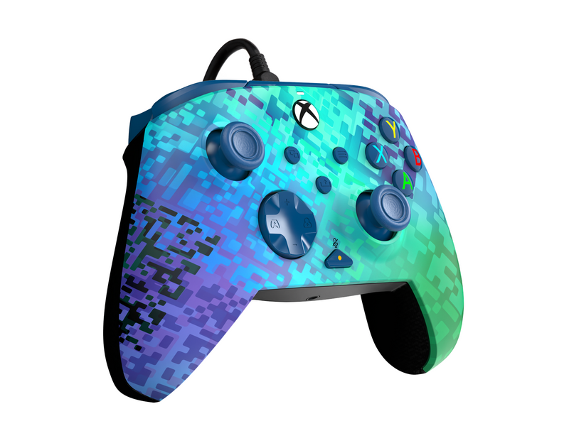 PDP Rematch Wired Controller - Glitch Green - Wired Controller - Microsoft Xbox One