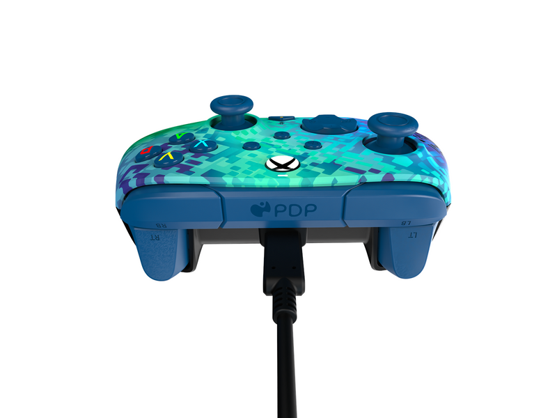 PDP Rematch Wired Controller - Glitch Green - Wired Controller - Microsoft Xbox One