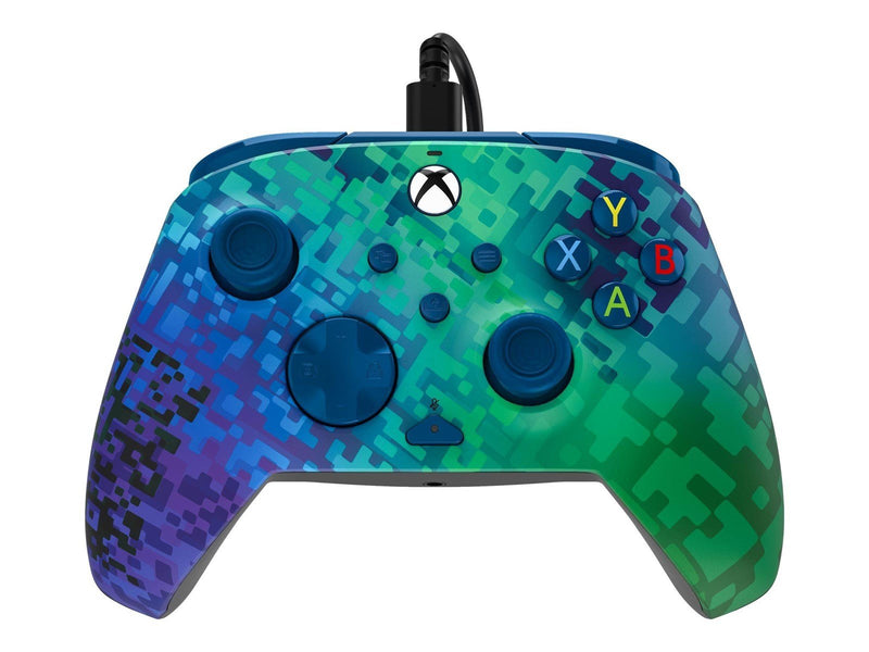 PDP Rematch Wired Controller - Glitch Green - Wired Controller - Microsoft Xbox One