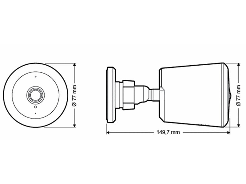 LK Wiser IP Camera Outdoor IP65 White