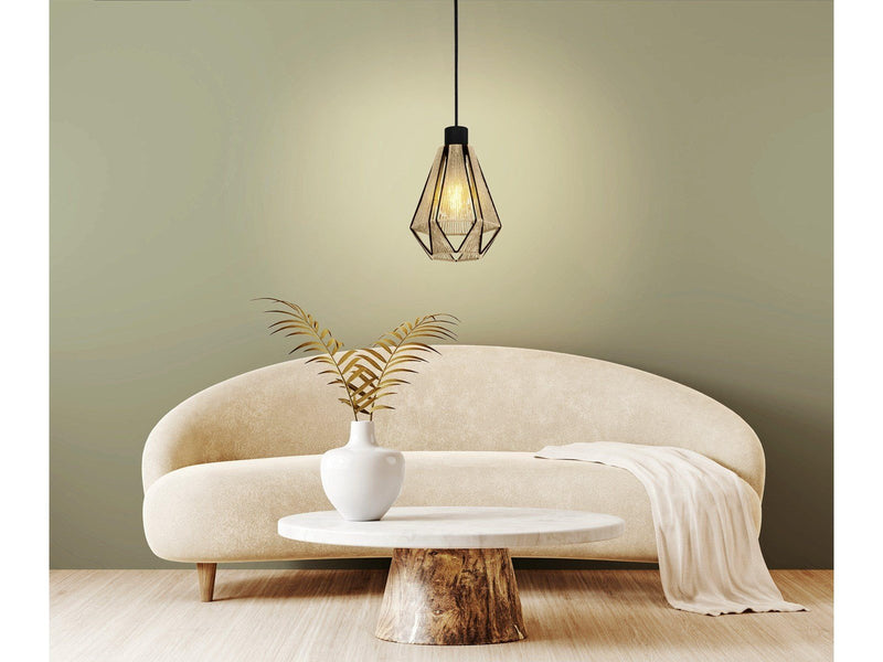 EGLO ADWICKLE pendant black/natural