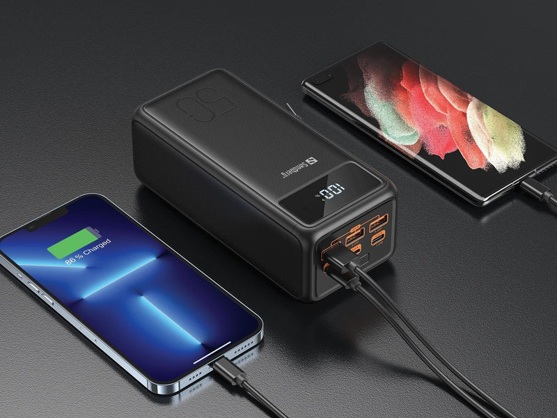 Sandberg Powerbank USB-C PD 130W 50000 mAh Powerbank (Akku) - schwarz - 50000 mAh