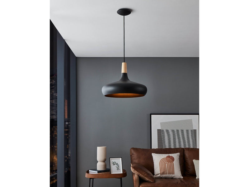 EGLO SABINAR pendant Ø400 black