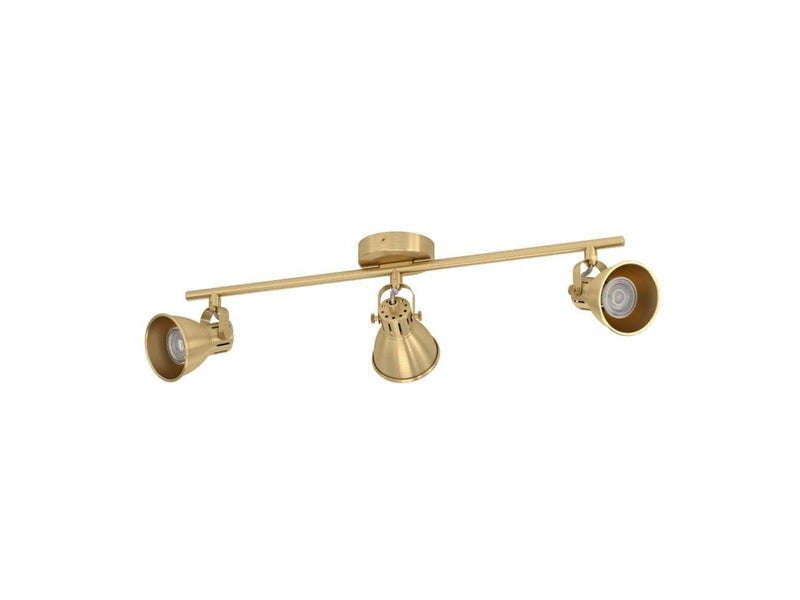 EGLO SERAS spot GU10 3x240lm brushed brass