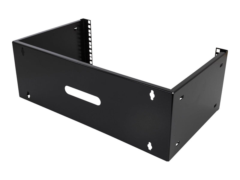 Deltaco Mounting bracket wall mountable RAL 9004 4U 19"