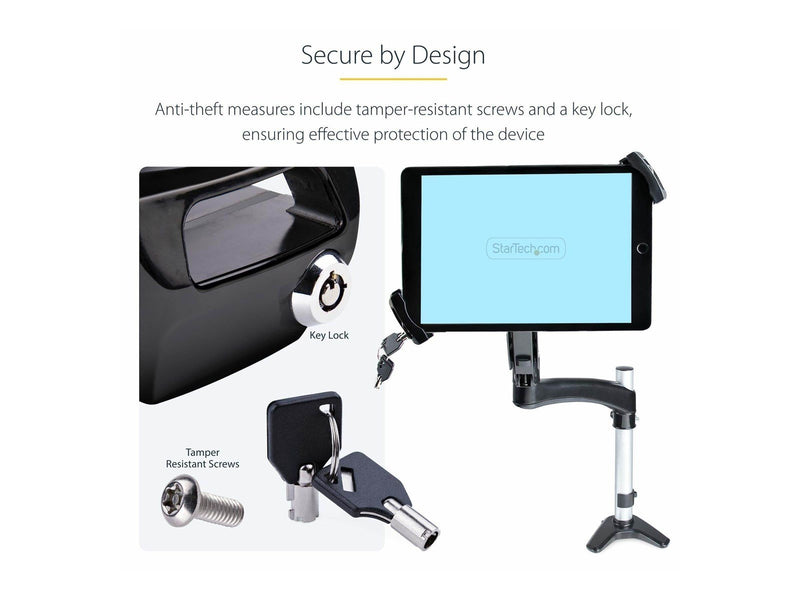 StarTech.com TABLET-VESA-ADAPTER 2 kg 7.9" - 12.5" 100 x 100 mm
