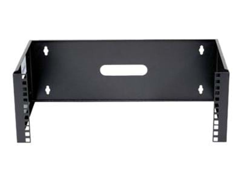 Deltaco Mounting bracket wall mountable RAL 9004 4U 19"