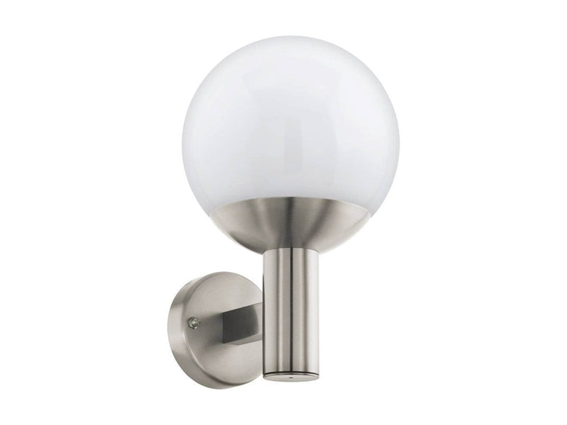 EGLO NISIA-Z outdoor wall lamp stainless steel/white