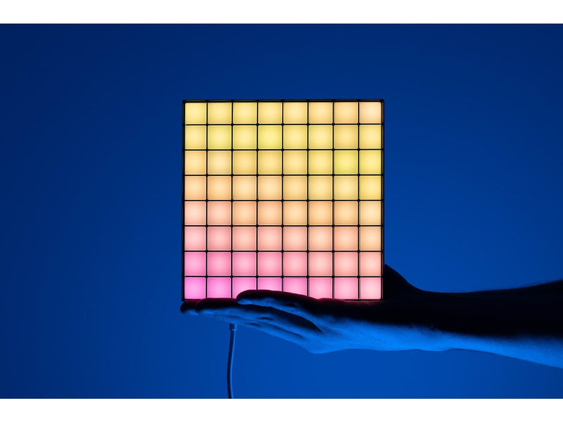 Twinkly Squares Starter Kit – 5+1 App-controlled LED Panels with 64 RGB Pixels. Black.