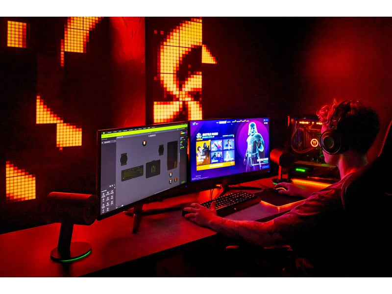 Twinkly Squares Starter Kit – 5+1 App-controlled LED Panels with 64 RGB Pixels. Black.