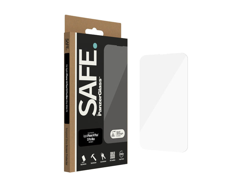 SAFE. by PanzerGlass Screen Protector Apple iPhone 14 Plus | 13 Pro Max | Ultra-Wide Fit