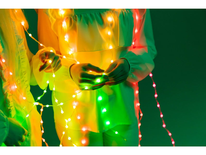 Twinkly Dots – 400 App-controlled RGB LEDs. 20 Meters. Black Wire.