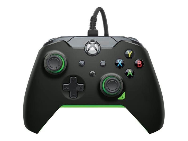 PDP Xbox Series X|S & PC Neon Black Controller - Wired Controller - Microsoft Xbox One