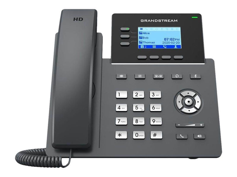 Grandstream GRP2603P - VoIP phone - 5-way call capability