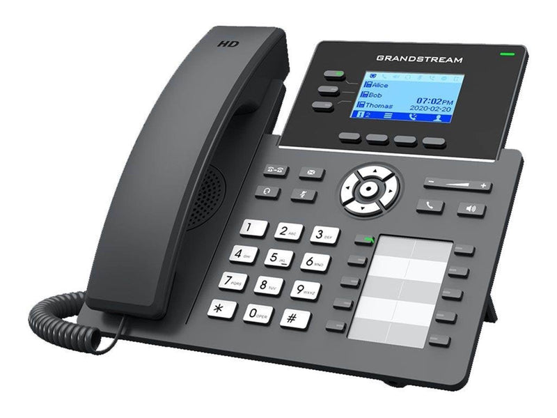 Grandstream GRP2604P - VoIP phone - 5-way call capability