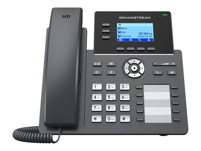 Grandstream GRP2604P - VoIP phone - 5-way call capability