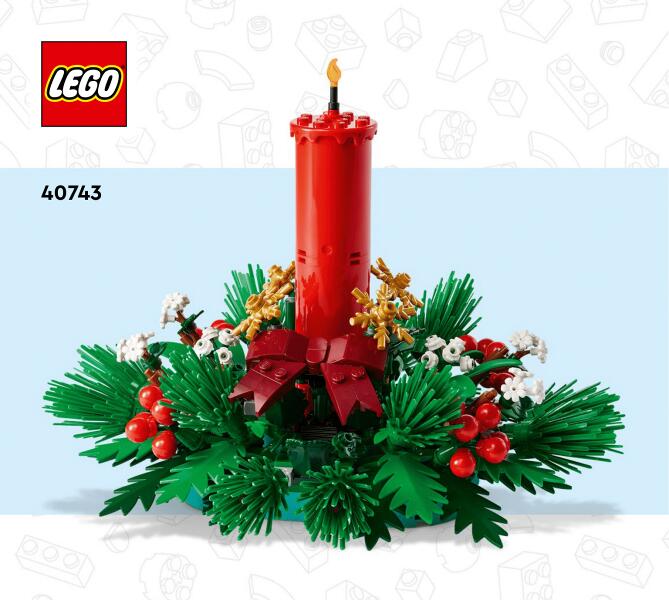 LEGO® Weihnachtsgesteck