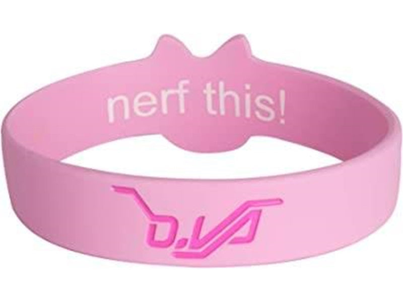 Jinx - Overwatch - D.Va Rubber Band Bracelet (Pink) - Armband