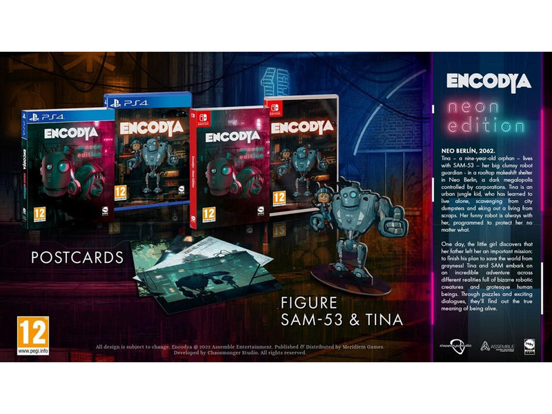 Encodya - Neon Edition - Nintendo Switch - Abenteuer - PEGI 12