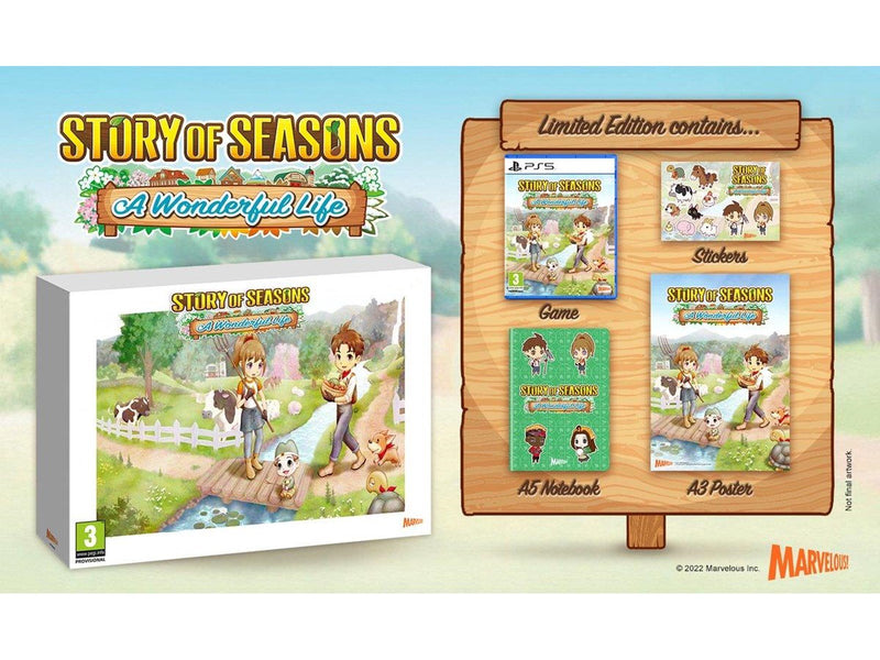 Story of Seasons: A Wonderful Life (Limited Edition) - Sony PlayStation 5 - Virtual Life - PEGI 3
