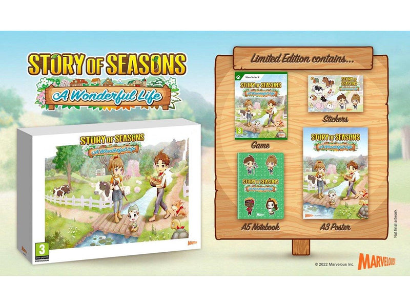 Story of Seasons: A Wonderful Life (Limited Edition) - Microsoft Xbox Series X - Virtual Life - PEGI 3