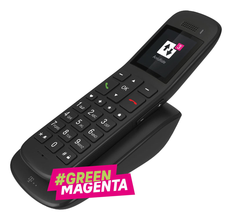 Telekom Speedphone 32 ebenholz, DECT Telefon mit Ladeschale