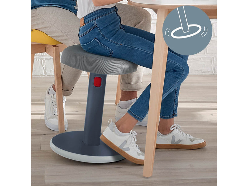 Leitz  Ergo Cosy Active Sitz- & Stehhocker 2-in-1 Samtgrau