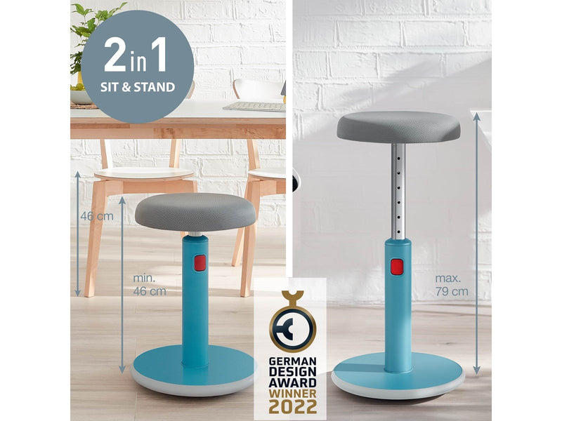 Leitz Ergo Cosy Active Sitz- & Stehhocker 2-in-1, blau
