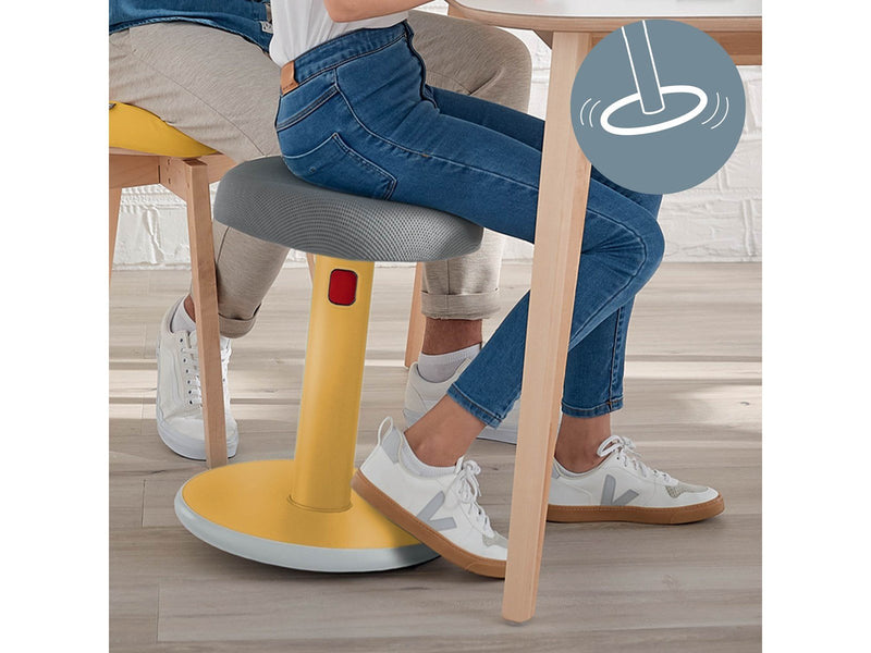 Leitz  Ergo Cosy Active Sitz- & Stehhocker 2-in-1 Warmes Gelb