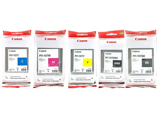 Canon Original PFI-107 Druckerpatronen - 5er Multipack