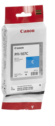 Canon Original PFI-107C Druckerpatrone - cyan (6706B001)