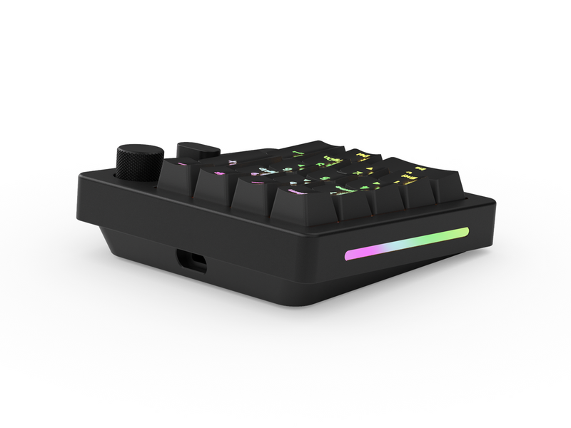 Glorious Numpad - Wireless - Black Slate - Numpad - Universal - Schwarz