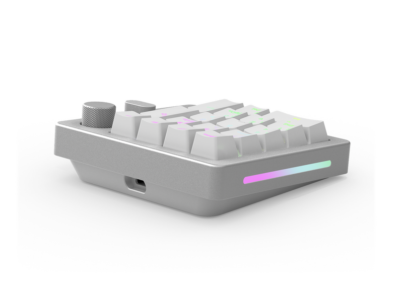 Glorious Numpad - Wireless - White Slate - Numpad - Universal - Weiss