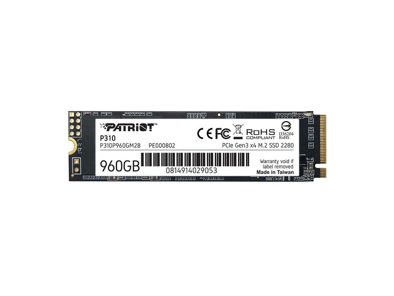 Patriot P310 SSD - 960GB - PCIe 3.0 - M.2 2280
