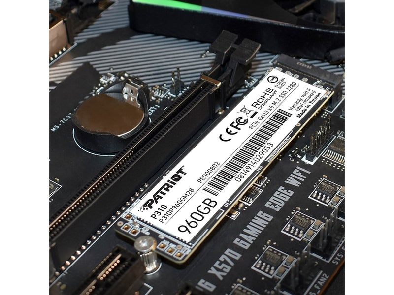 Patriot P310 SSD - 960GB - PCIe 3.0 - M.2 2280