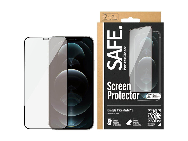 SAFE. by PanzerGlass Screen Protector Apple iPhone 12 | 12 Pro | Edge-to-Edge