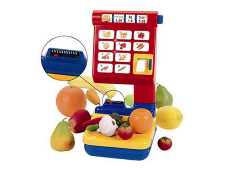 Theo Klein Supermarket Scale w. Weight