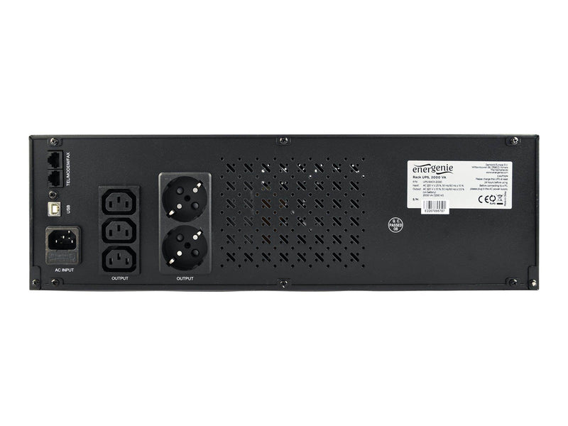 Energenie UPS-RACK-1200 - UPS - 720 Watt - 1200 VA