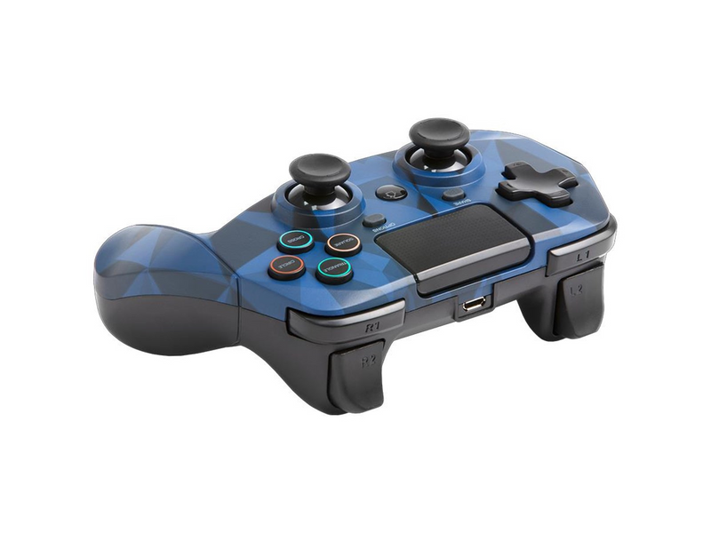 Snakebyte GAME:PAD 4 S WIRELESS (CAMO BLUE) - Wireless Controller - Sony PlayStation 4