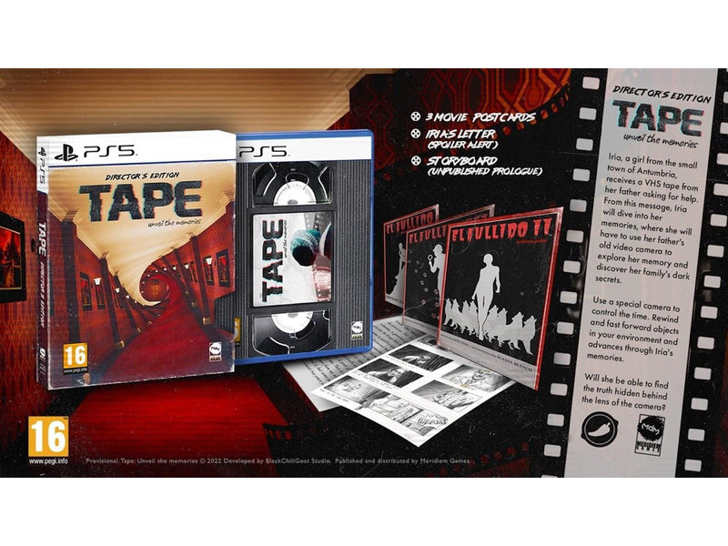 TAPE: Unveil the Memories - Director’s Edition - Sony PlayStation 5 - Abenteuer - PEGI 16