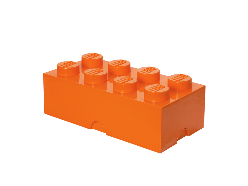 LEGO STORAGE BRICK 8 - ORANGE