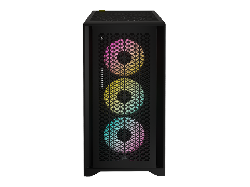 Corsair iCUE 4000D RGB Airflow TG - Black - Gehäuse - Miditower - Schwarz