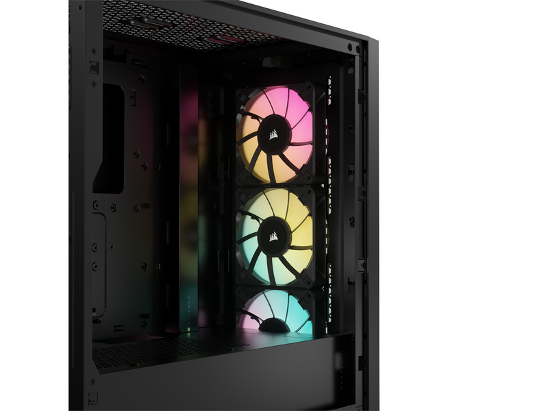 Corsair iCUE 4000D RGB Airflow TG - Black - Gehäuse - Miditower - Schwarz