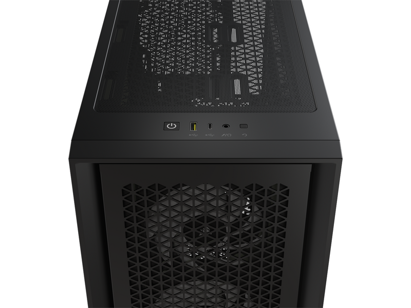 Corsair iCUE 4000D RGB Airflow TG - Black - Gehäuse - Miditower - Schwarz