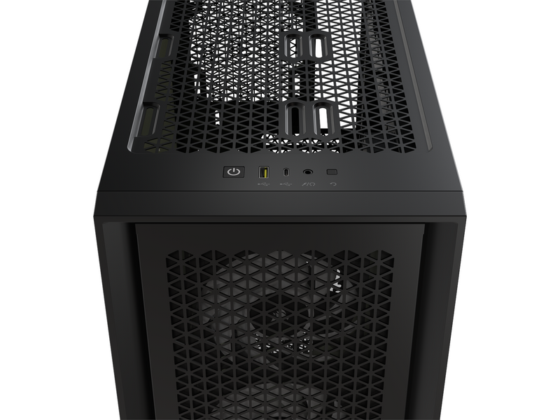 Corsair iCUE 4000D RGB Airflow TG - Black - Gehäuse - Miditower - Schwarz