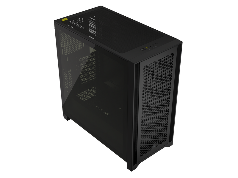 Corsair iCUE 4000D RGB Airflow TG - Black - Gehäuse - Miditower - Schwarz