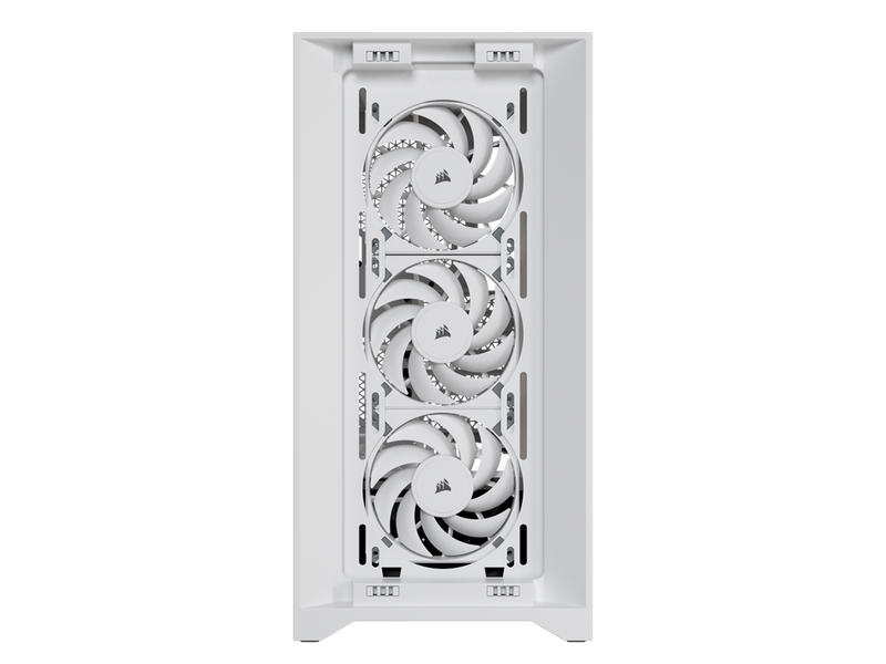 Corsair iCUE 4000D RGB Airflow TG - White - Gehäuse - Miditower - Weiß